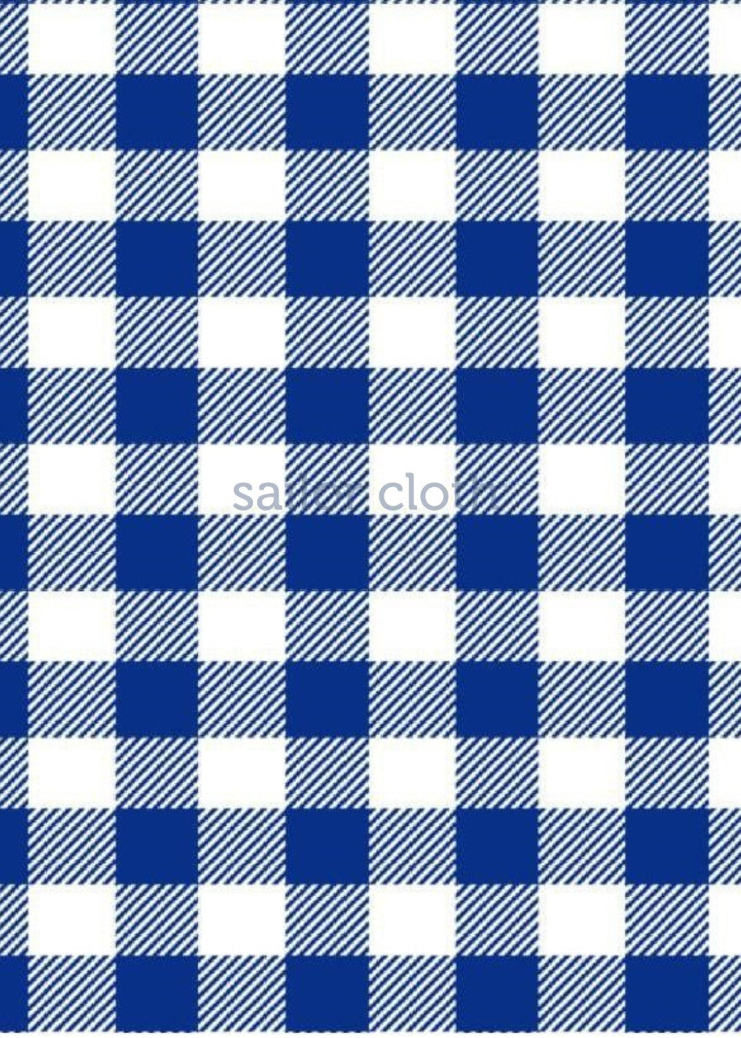 Yacht Club Shift - Gingham Check Blue/White