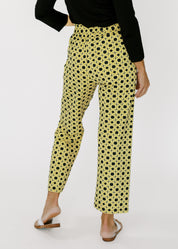 Dorothy Pants - Boca Grande Cane Black/Gold