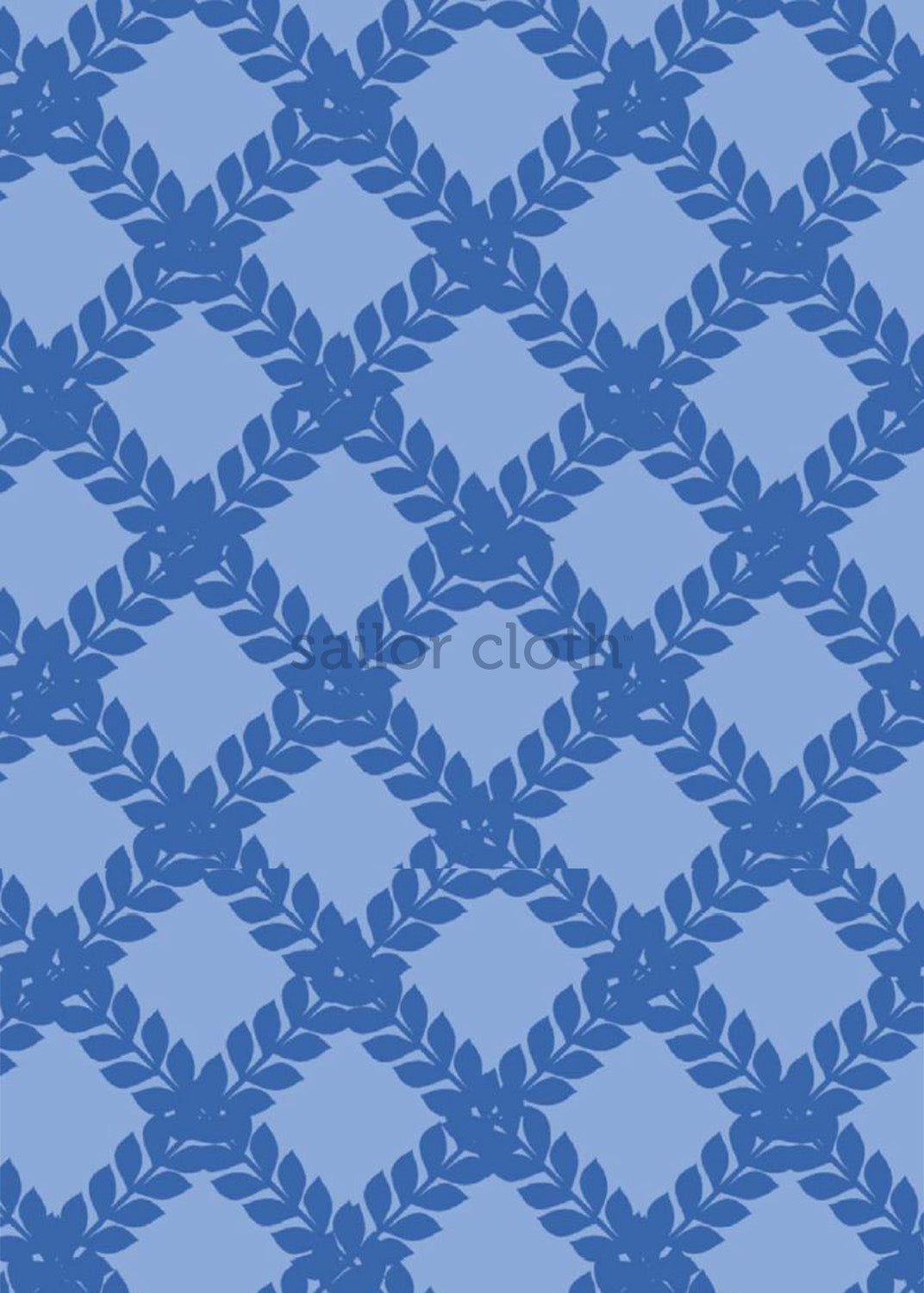 Sport Dress - Blue Leaf Trellis