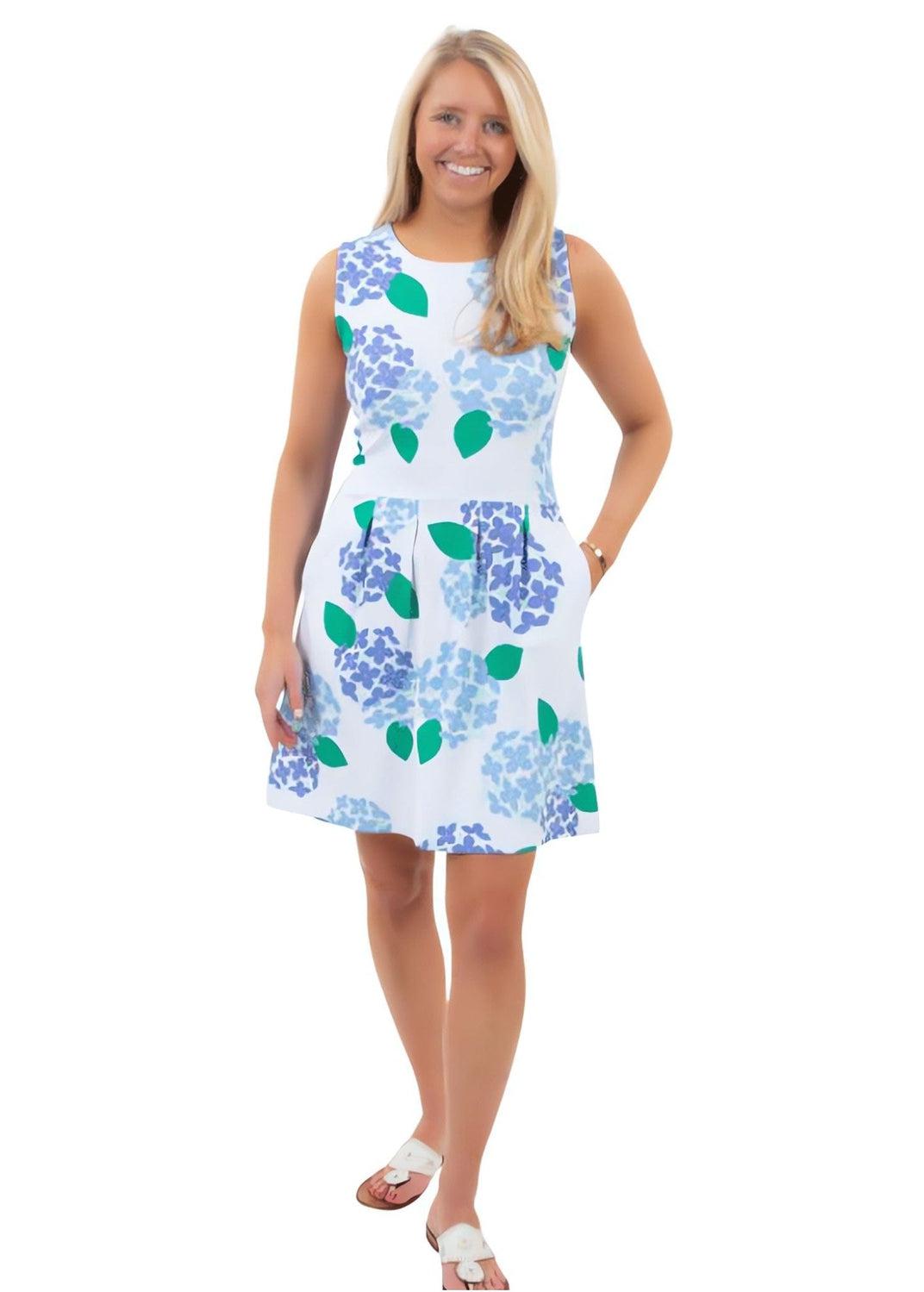 Boardwalk Dress - Hydrangea Blue