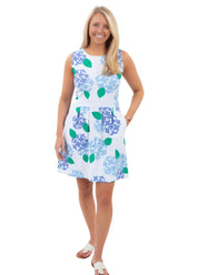 Boardwalk Dress - Hydrangea Blue