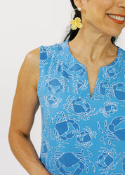 Lucille Dress - Blue Crabs