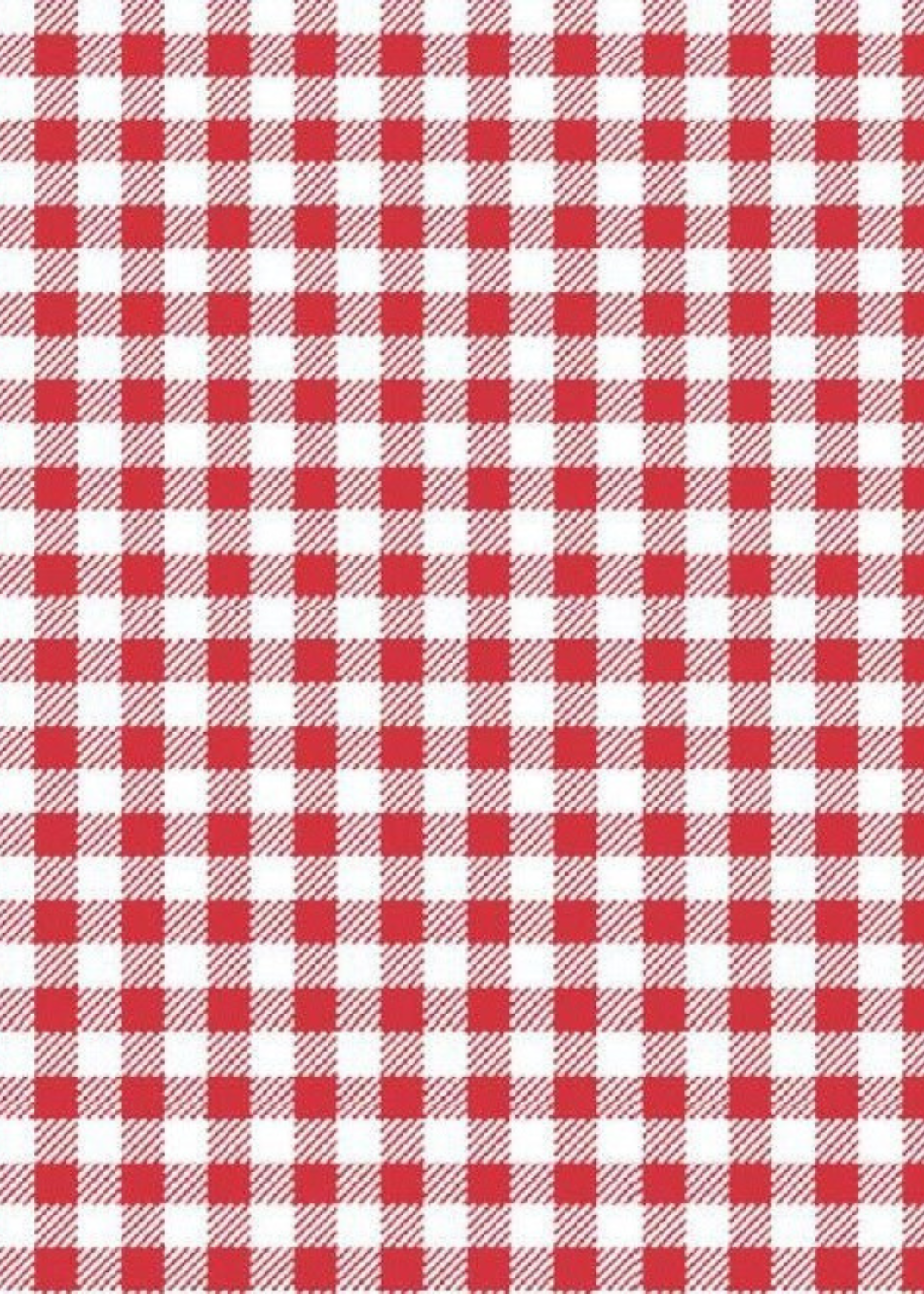 Cricket Sleeveless Top - Gingham Check Red/White
