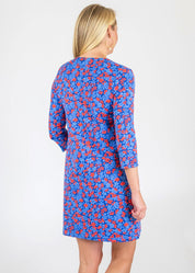 Lucille Dress 3/4 Sleeve - Autumn Floral